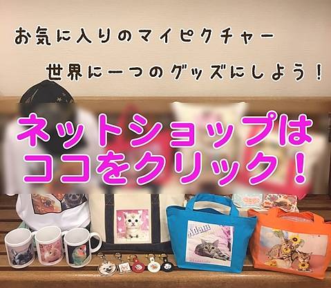 オリジナルグッズネットショップバナー